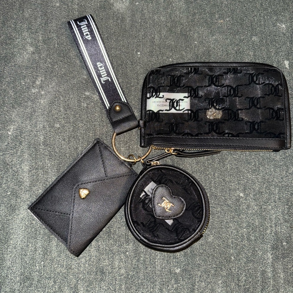 Juicy Couture Black Accessory Set